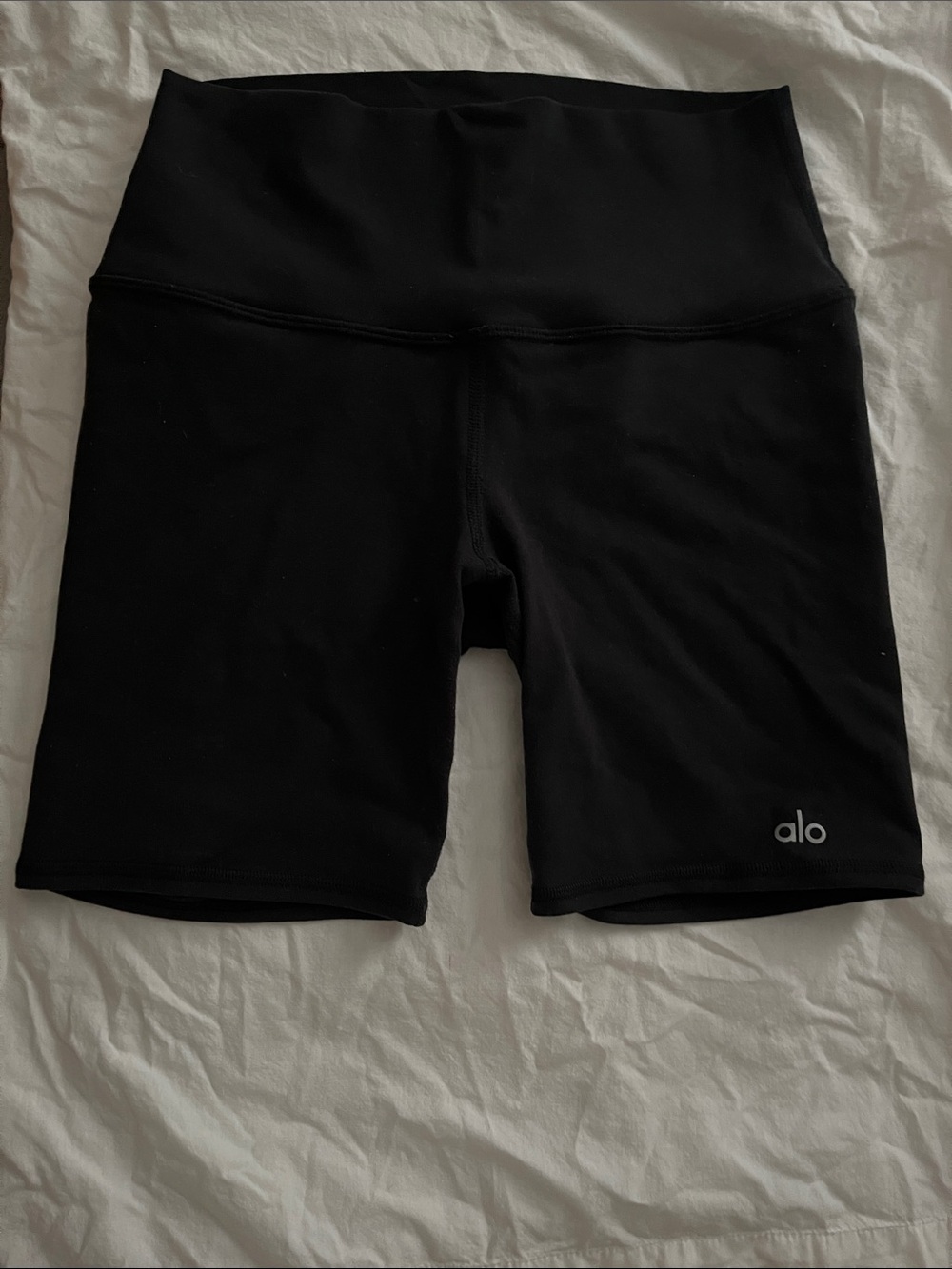 ALO Yoga Black High-Waist Bike Shorts